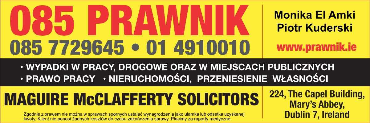Prawnik w Irlandii – pomoc prawna i porady