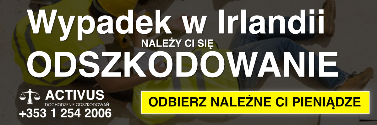 Wypadek w Irlandii – odszkodowania i pomoc